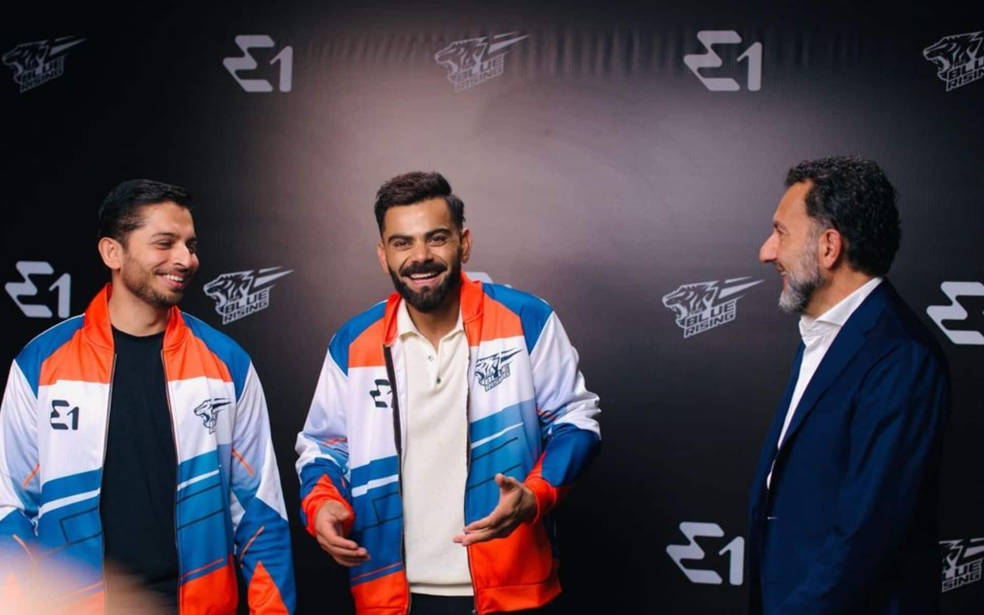 Virat Kohli's Infectious Smile Steals The Show During Team Blue Rising Photoshoot- Pics Go Viral